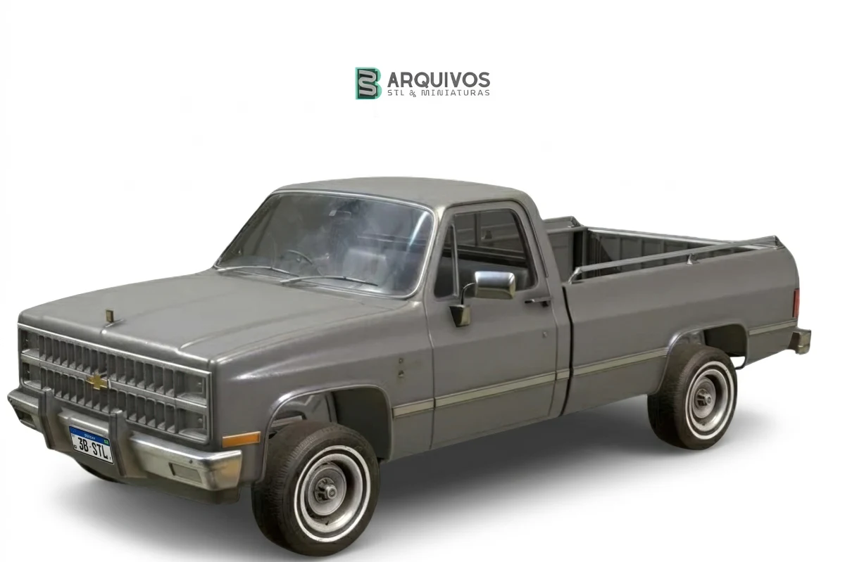 Modelo 3D STL - Chevrolet C10 Silverado 1982